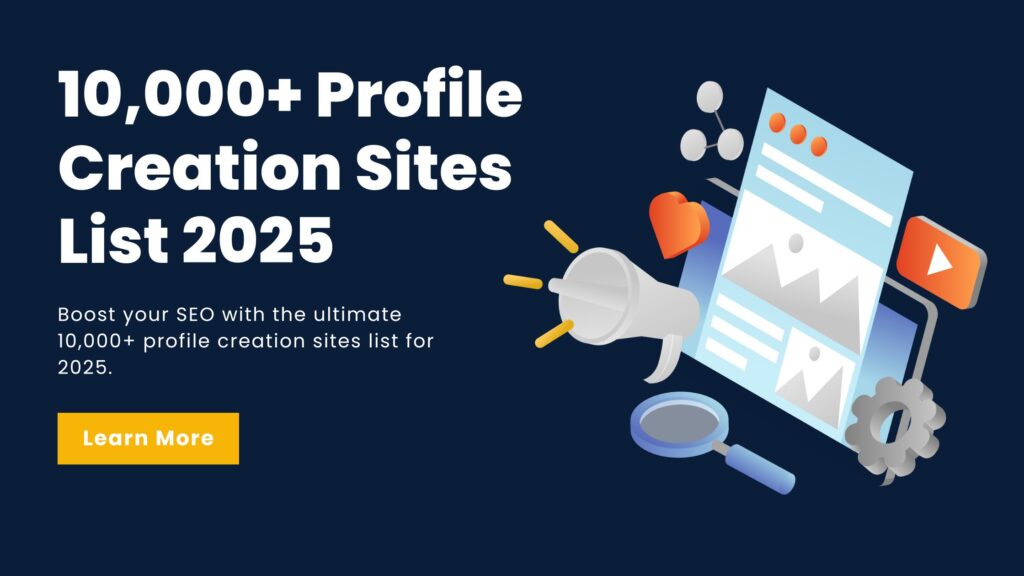 Profile Creation Sites