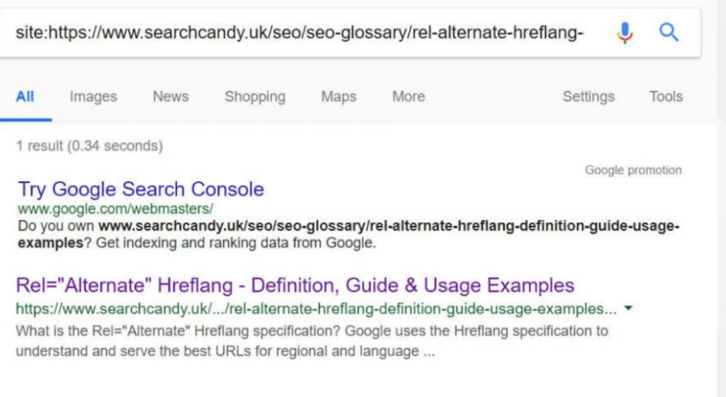 Checking Google Indexed Pages