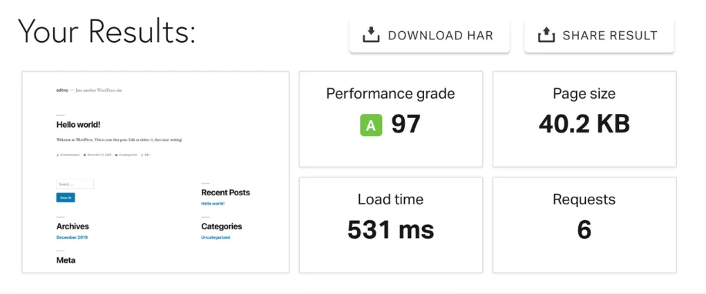 Check Website Speed