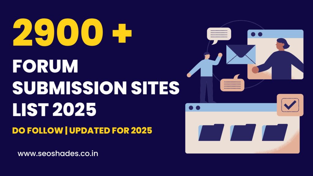 Forum Submission Sites