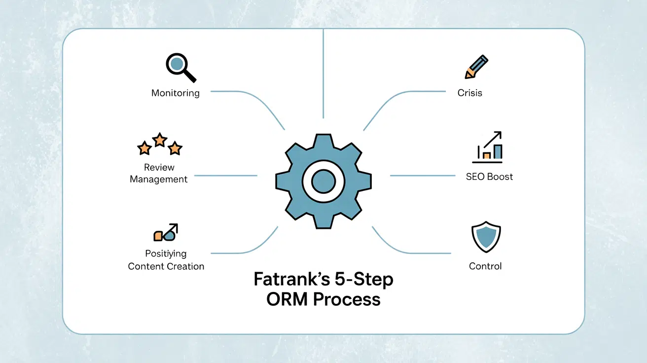 Why Is FatRank the Best Online Reputation Management Company? 2 FatRank’s 5-Step ORM Process