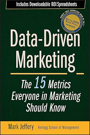 Best Digital Marketing Books to Read in 2025 | Top Picks 7 Data-Driven Marketing: The 15 Metrics Everyone in Marketing Should Know by Mark Jeffery