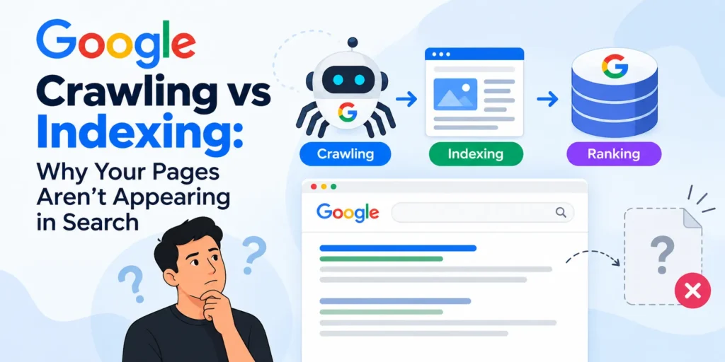 Google Crawling vs Indexing