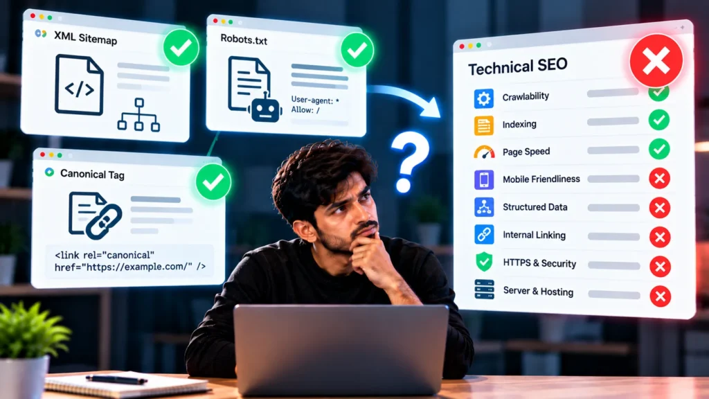 Myth 10: Correct Sitemaps, Robots.txt, and Canonical Tags Mean Technical SEO Is Complete