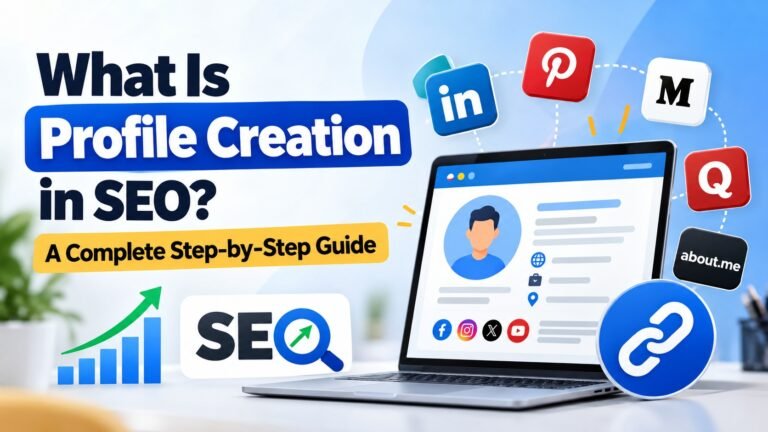 profile creation in SEO